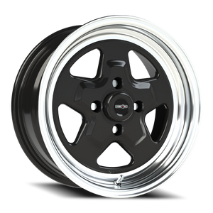 Vision Wheel 521H Gloss Black Machined Lip 15x7 0 4x108mm 72.6mm - Wheelwiz