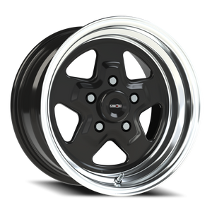 Vision Wheel 521H Gloss Black Machined Lip 15x8 0 5x120.65mm 83.1mm - Wheelwiz
