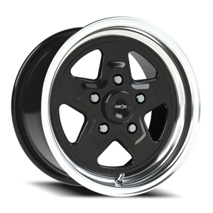 Vision Wheel 521H Gloss Black Machined Lip 15x8 +27 5x114.3mm 83.1mm - Wheelwiz