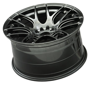 XXR Wheels 530 Chromium Black 17x8.25 +25 4x100|4x114.3 73.1mm - Wheelwiz