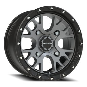 Vision Wheel 545 Satin Grey 14x7 +13 4x136mm 111mm - Wheelwiz