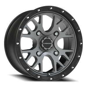 Vision Wheel 545 Satin Grey 15x7 +13 4x136mm 111mm - Wheelwiz