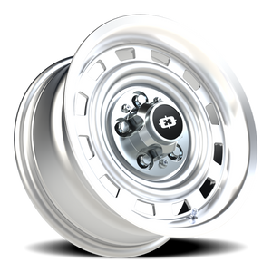 Vision Wheel 54 Silver Machined Lip 15x7 +6 5x120.65mm 70.4mm - Wheelwiz