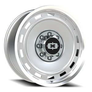 Vision Wheel 54 Silver Machined Lip 22x9 +12 8x180mm 124.2mm - Wheelwiz