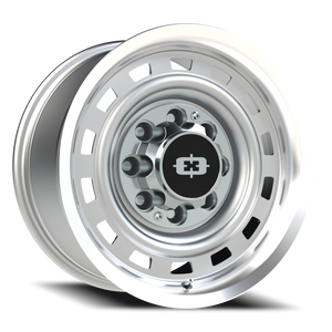 Vision Wheel 54 Silver Machined Lip 17x9 -12 8x165.1mm 116.8mm - Wheelwiz