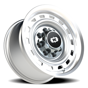 Vision Wheel 54 Silver Machined Lip 17x9 -12 8x165.1mm 116.8mm - Wheelwiz