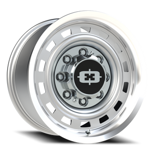 Vision Wheel 54 Silver Machined Lip 17x9 +12 8x180mm 124.2mm - Wheelwiz