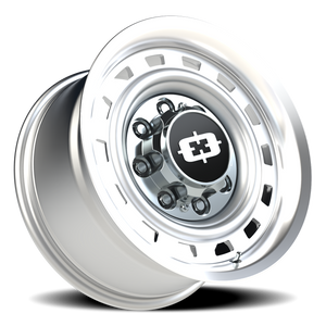 Vision Wheel 54 Silver Machined Lip 17x9 +12 8x180mm 124.2mm - Wheelwiz