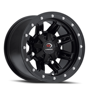 Vision Wheel 550 Matte Black 12x7 +3 4x156mm 131.1mm - Wheelwiz
