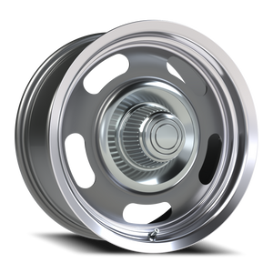 Vision Wheel 55 Gunmetal Machined Lip 17x8 0 5x120.65mm 83mm - Wheelwiz