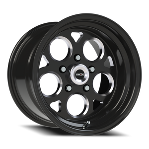Vision Wheel 561 Gloss Black with Milled Windows 15x10 0 5x114.3mm 83.1mm - Wheelwiz