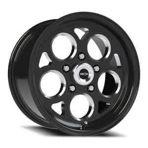 Vision Wheel 561 Gloss Black with Milled Windows 15x8 +27 5x114.3mm 83.1mm - Wheelwiz
