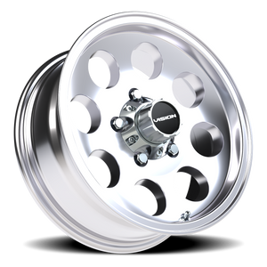 Vision Wheel 56VT Polished 15x6 0 5x127mm 83mm - Wheelwiz
