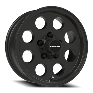 Vision Wheel 56VT Satin Black 14x5.5 0 5x114.3mm 83mm - Wheelwiz