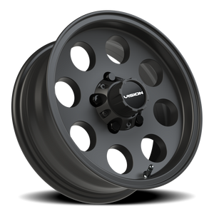 Vision Wheel 56VT Satin Black 14x5.5 0 5x114.3mm 83mm - Wheelwiz