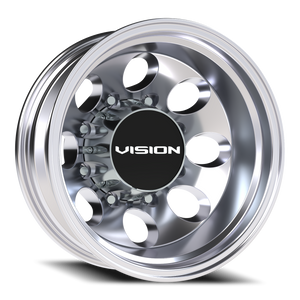 Vision Wheel 56 Polished 17x6.5 -143 8x170mm 125.2mm - Wheelwiz