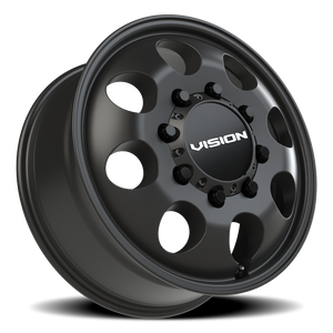 Vision Wheel 56 Satin Black 20x8.25 +115 8x165.1mm 116.8mm - Wheelwiz