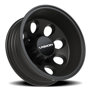 Vision Wheel 56 Satin Black 16x6 -137 8x165.1mm 125.2mm - Wheelwiz