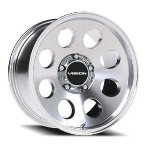 Vision Wheel 56 Polished 17x9 -12 5x135mm 87.1mm - Wheelwiz
