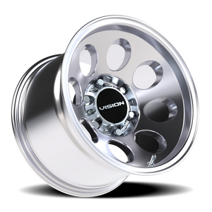 Vision Wheel 56 Polished 15x10 -25 6x139.7mm 110mm - Wheelwiz