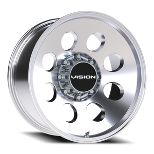 Vision Wheel 56 Polished 20x10 -25 8x170mm 125.2mm - Wheelwiz
