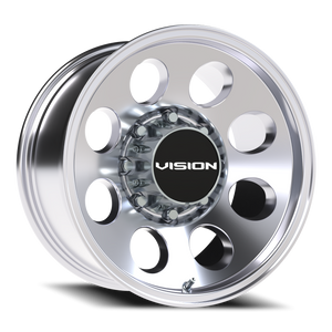 Vision Wheel 56 Polished 17x9 -12 8x170mm 125.2mm - Wheelwiz