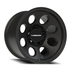 Vision Wheel 56 Satin Black 15x10 -25 5x139.7mm 110mm - Wheelwiz