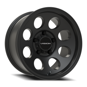 Vision Wheel 56 Satin Black 15x8 -19 5x120.65mm 73.1mm - Wheelwiz