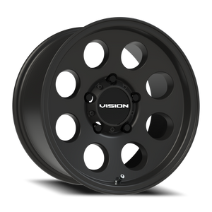 Vision Wheel 56 Satin Black 16x8 0 5x139.7mm 110mm - Wheelwiz