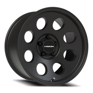 Vision Wheel 56 Satin Black 17x9 -12 5x114.3mm 83.1mm - Wheelwiz