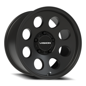 Vision Wheel 56 Satin Black 17x9 -12 5x139.7mm 108mm - Wheelwiz