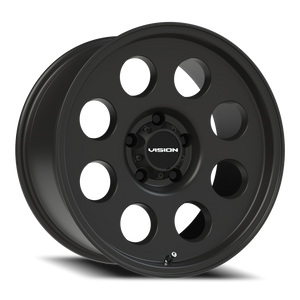 Vision Wheel 56 Satin Black 18x9 -12 5x127mm 78.1mm - Wheelwiz