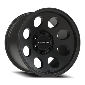Vision Wheel 56 Satin Black 16x10 -25 6x139.7mm 110mm - Wheelwiz