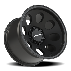 Vision Wheel 56 Satin Black 16x10 -25 6x139.7mm 110mm - Wheelwiz
