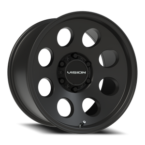Vision Wheel 56 Satin Black 17x9 -12 6x135mm 87.1mm - Wheelwiz