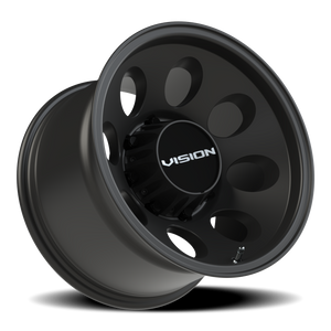 Vision Wheel 56 Satin Black 16x10 -25 8x165.1mm 130.8mm - Wheelwiz