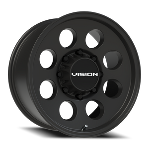 Vision Wheel 56 Satin Black 18x9 +12 8x165.1mm 125.2mm - Wheelwiz