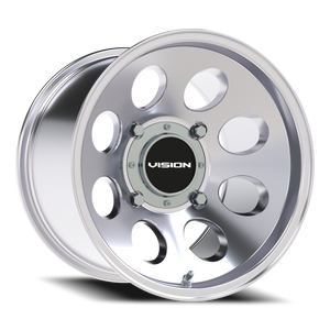 Vision Wheel 56 Polished 15x10 -10 4x136mm 110.1mm - Wheelwiz