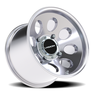 Vision Wheel 56 Polished 15x10 -10 4x136mm 110.1mm - Wheelwiz