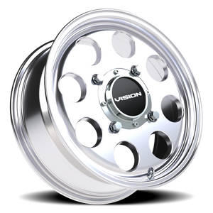 Vision Wheel 56 Polished 15x6 +38 4x136mm 110.1mm - Wheelwiz