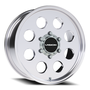 Vision Wheel 56 Polished 17x7 +38 6x139.7mm 110mm - Wheelwiz