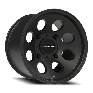 Vision Wheel 56 Satin Black 15x10 -10 4x136mm 110.1mm - Wheelwiz