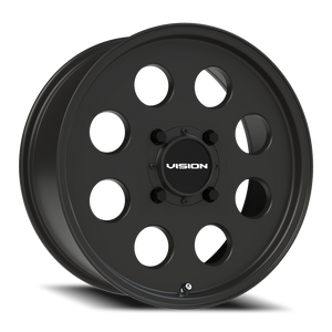 Vision Wheel 56 Satin Black 17x7 +38 4x136mm 110.1mm - Wheelwiz