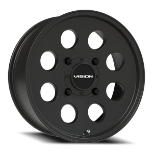 Vision Wheel 56 Satin Black 17x7 +13 4x156mm 131.1mm - Wheelwiz