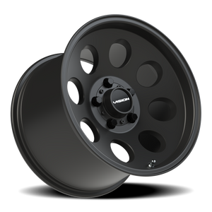 Vision Wheel 56 Satin Black 15x10 +15 5x114.3mm 68.1mm - Wheelwiz