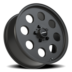 Vision Wheel 56 Satin Black 17x7 +38 5x114.3mm 68.1mm - Wheelwiz