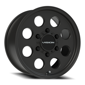 Vision Wheel 56 Satin Black 15x7 +38 6x139.7mm 110mm - Wheelwiz