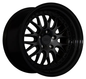 XXR Wheels 570 Flat Black / Gloss Black Lip 18x9.5 +35 5x120 73.1mm - Wheelwiz
