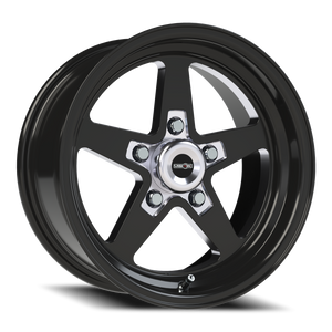 Vision Wheel 571 Gloss Black with Milled Center 15x7 0 5x114.3mm 83.1mm - Wheelwiz