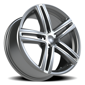 Vision Wheel 640 Gunmetal Machined Face 18x8 +40 5x114.3mm 73.1mm - Wheelwiz